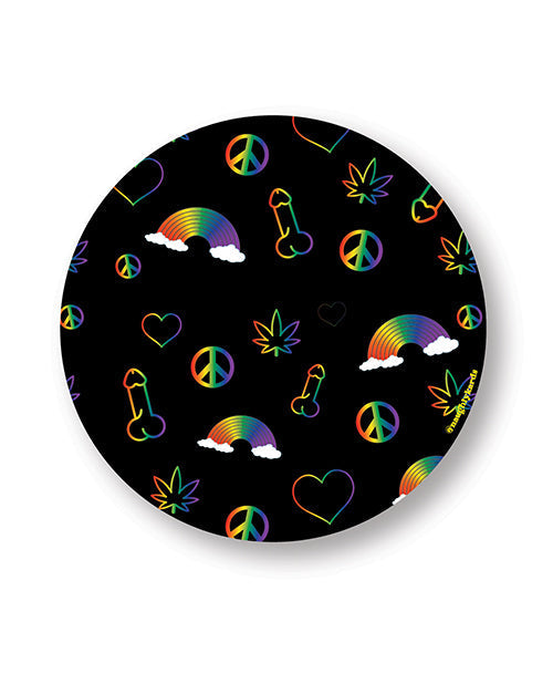 Sticker Pénis Arc-en-ciel Coquin - Lot de 3
