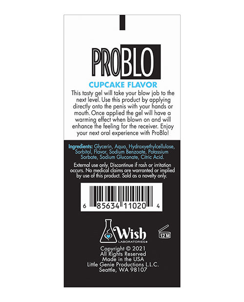 Gel Orale Pro Blo Plaisir - Cupcake