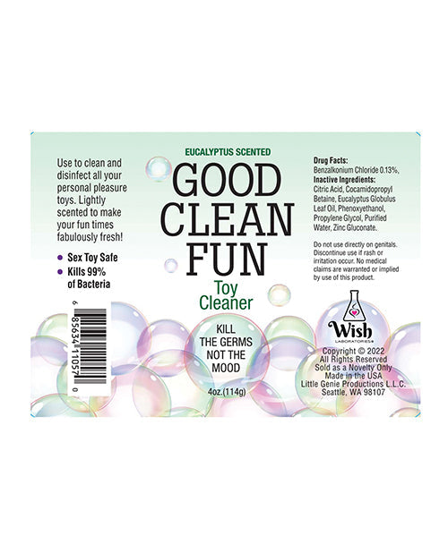 Good Clean Fun Limpiador de Juguetes - Eucalipto 4 oz