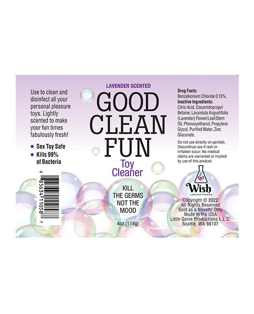 Limpiador de juguetes Good Clean Fun - Lavanda 4 oz