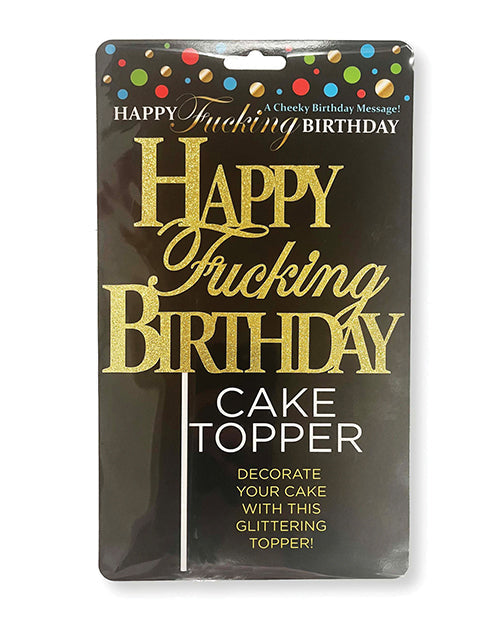 Topper de Pastel de Feliz Puta Cumpleaños