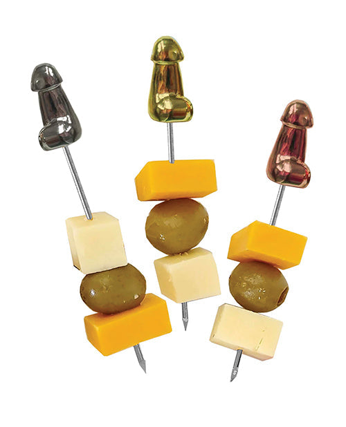 Púas para Entremeses de Pene Glitterati - Set de 6