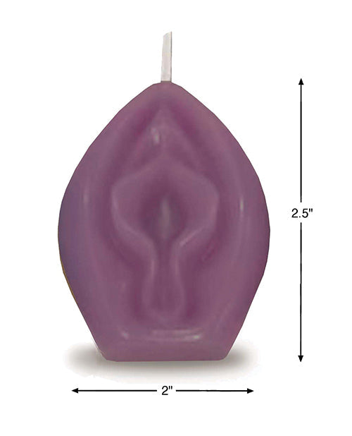 Vela con forma de vagina de Eden - Morada - Vainilla