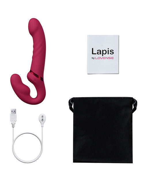 Lovense Lapis Dildo Vibrador sin Arnés - Rosa