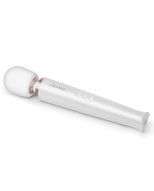 Masajeador recargable Le Wand - Blanco perla