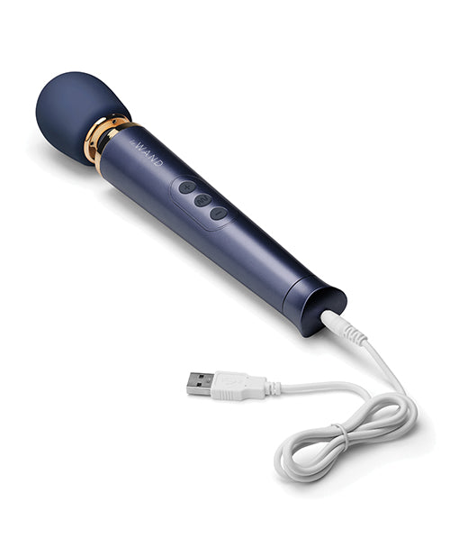 Masseur vibrant rechargeable Le Wand Petite - Bleu marine
