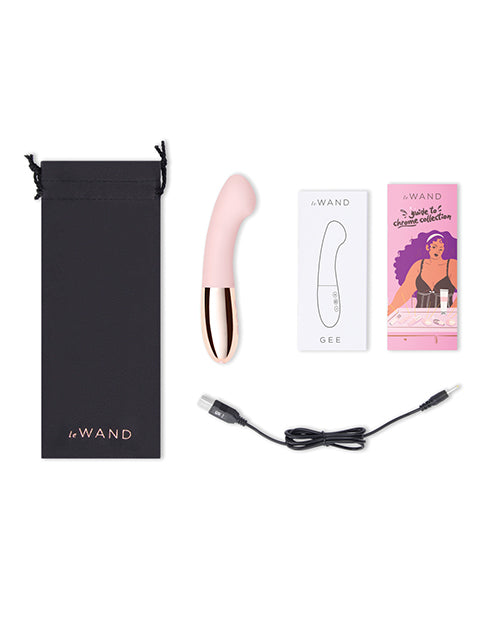 Vibrador para el punto G Le Wand Gee - Oro rosa