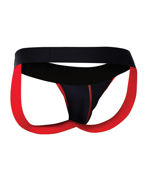 Básico para hombre Jockstrap neón rojo S/M