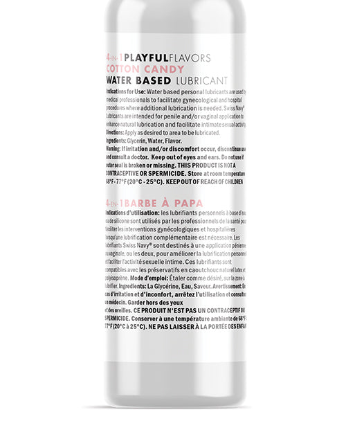 Swiss Navy Saveurs Ludiques 4 en 1 Barbe à Papa - 29,5 ml