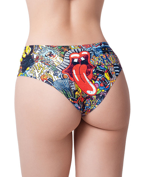 Mememe Psychotropical Trash Imprimé Chaussons
