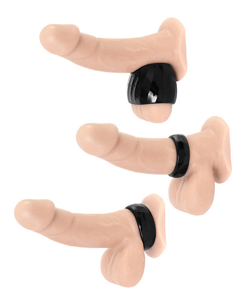 Maxtasy Performance Rings - Noir, lot de 3
