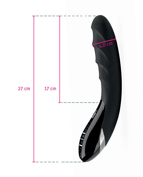 Mystim Sizzling Simon Stimulateur Vibrateur Noir Édition Noire - Noir