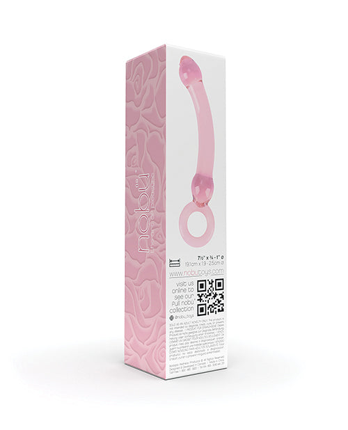 Vibromasseur Rose Glissant Nobu | Vibromasseur Réaliste | Vibromasseur en Verre Fait à la Main | Gros Vibromasseur | Grand Vibromasseur