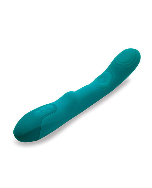 Vibromasseur double Nu Sensuelle Vivi - Vert émeraude