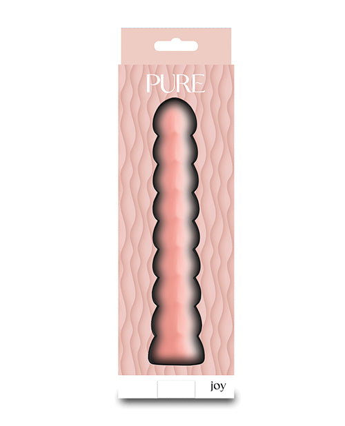 Vibreur texturé Pure Joy - Pêche