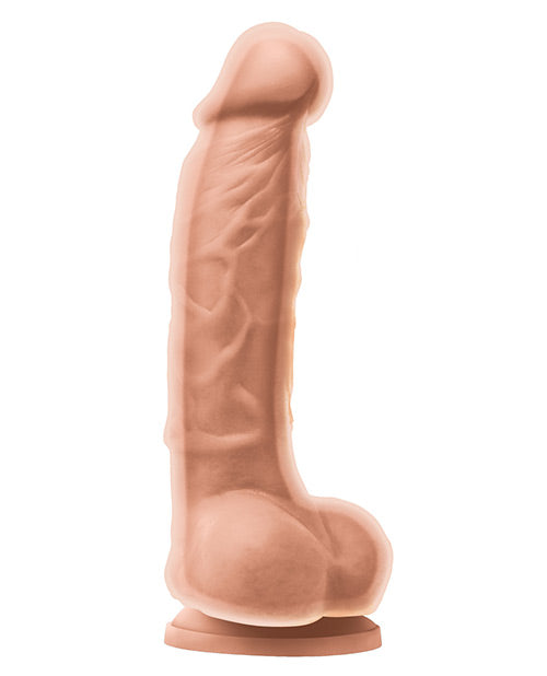 Dildo realista de doble densidad Colours | Dildo grande de 12,7 cm | Dildo con ventosa blanco