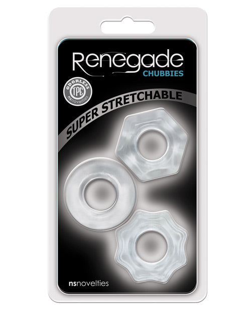 Lot de 3 chouchous "Renegade" - Transparent