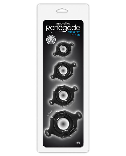 Bagues Renegade Vitality - Noires