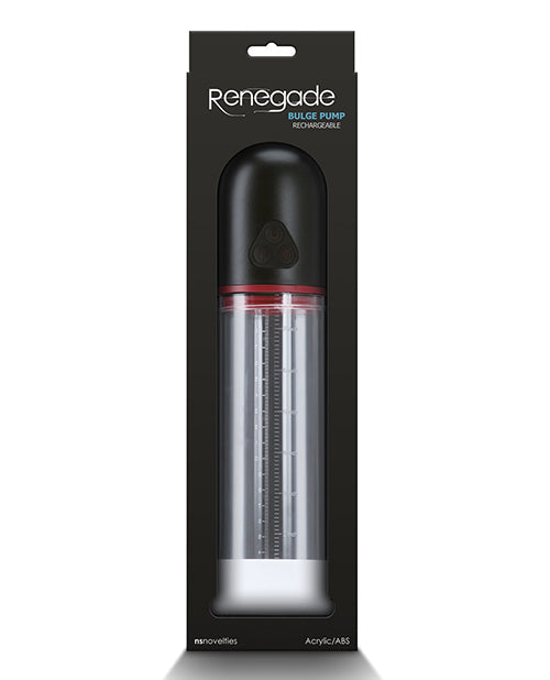 Bomba vibratoria abultada Renegade - Negro