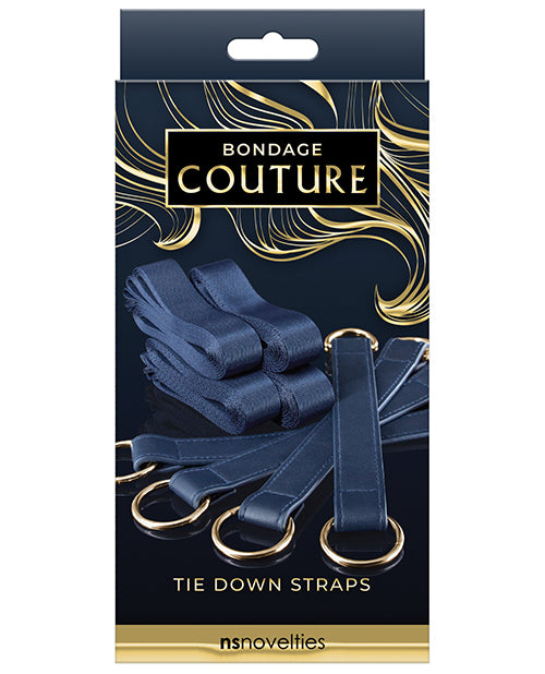 Correas de sujeción Bondage Couture - Azul