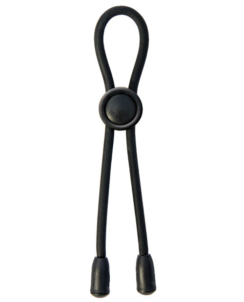 Anillo para pene de silicona ajustable Mack Tuff - Negro