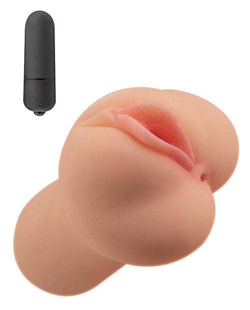 Masturbador de coño y culo vibrador siempre cachondo - Carne