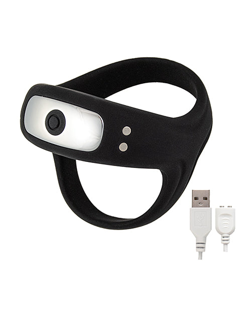 Anillo para pene y escroto Cockpower - Negro