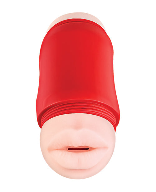 Delite Masturbador Oral y Vaginal de Doble Entrada - Blanco