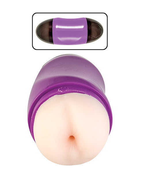 Delite Two Ways Masturbador de Vagina y Ano - Blanco