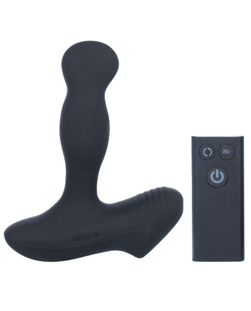 Masseur de prostate rotatif fin Nexus Revo – Noir