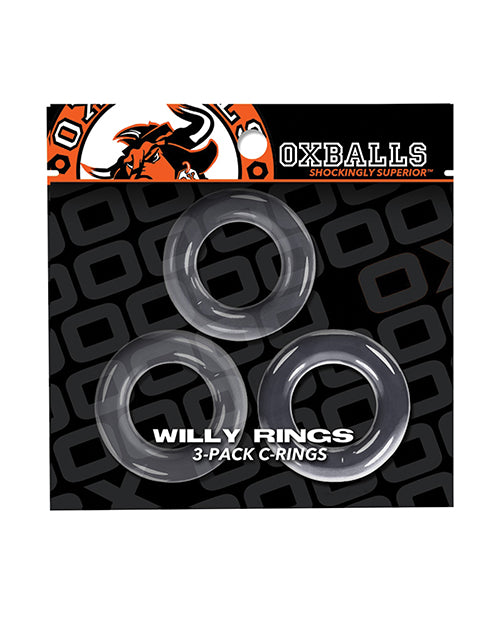Oxballs Willy Rings - Paquete transparente de 3 unidades