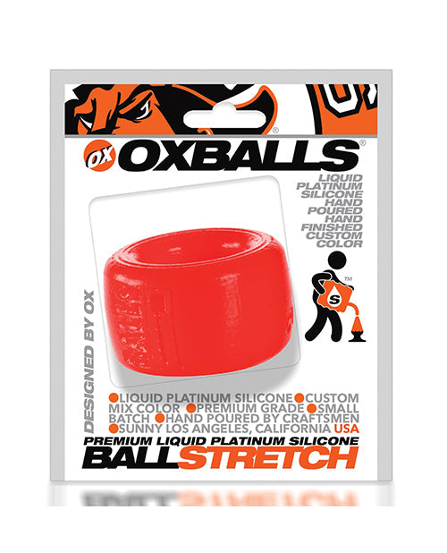 Écarteur de testicules en silicone Oxballs T Ball - Rouge