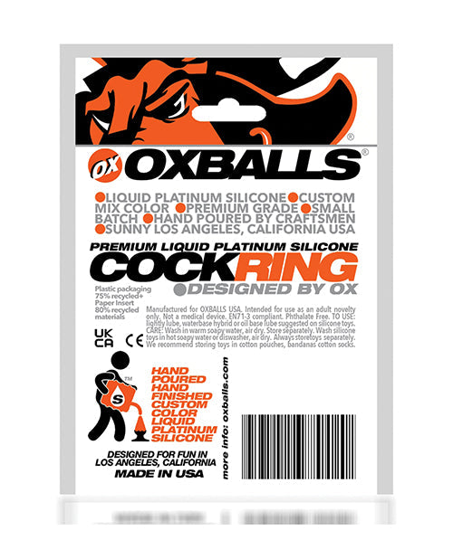 Oxballs Silicone Cock T Cock Ring - Noir