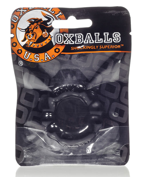 Oxballs Atomic Jock 6 paquets de coques pour testicules – Noir
