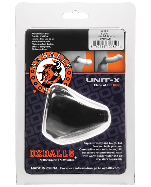 Oxballs Unit X Anneau pour verge - Noir