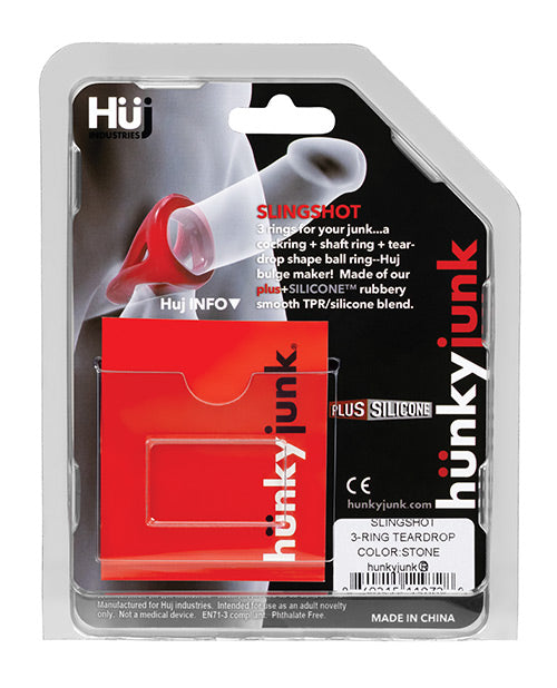 Hunky Junk Slingshot 3 Anneaux Goutte d'Eau - Cobalt