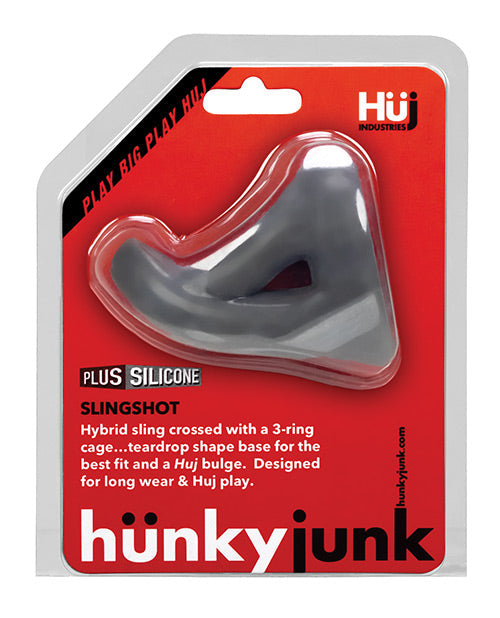 Lance-pierre 3 anneaux Hunky Junk goutte d'eau - Pierre