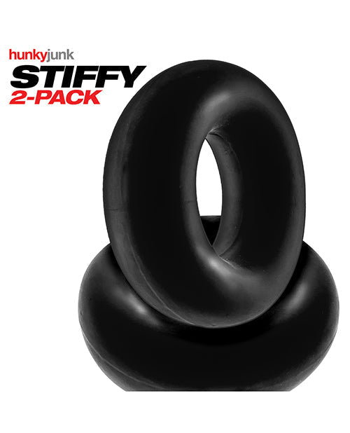Lot de 2 anneaux péniens Hunky Junk Stiffy - Tar Ice