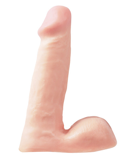Dildo grande Basix Rubber Works | Dildo grande flexible de 15 cm | Dildo realista sin látex color carne