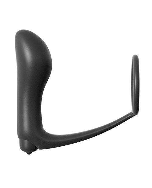Colección de fantasía anal: vibrador de gasmo con anillo para pene
