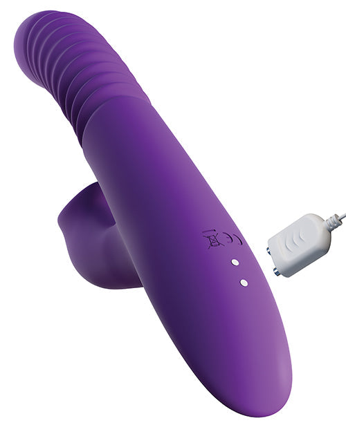 Fantasy for Her Vibrador con Empuje Definitivo para Estimulación del Clítoris - Morado