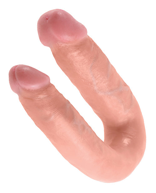 King Cock gros gode | Godemichet double moyen | Godemichet ventouse couleur chair | Godemichet double face