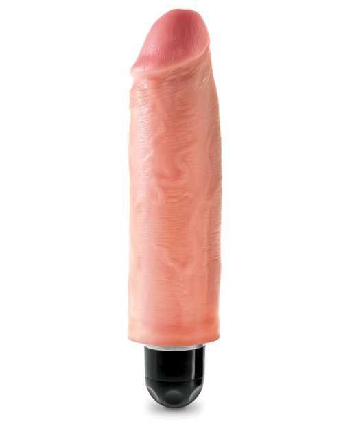 King Cock Stiffy Vibrador de 6" - Color Carne