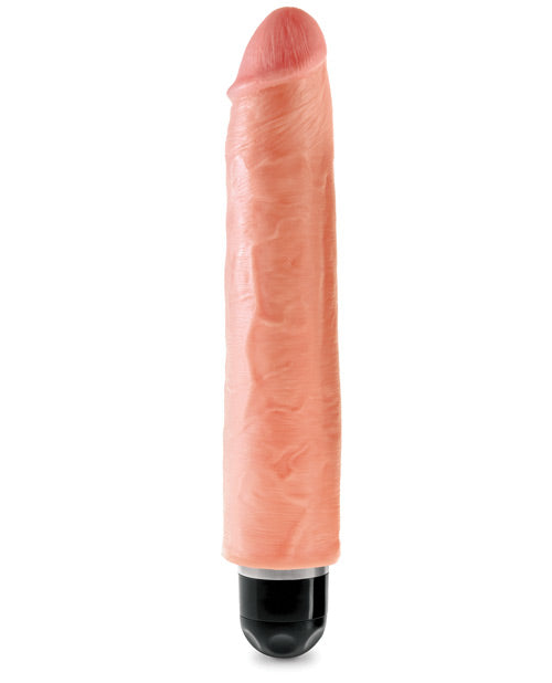 Dildo vibrador rígido King Cock de 25 cm - Color carne