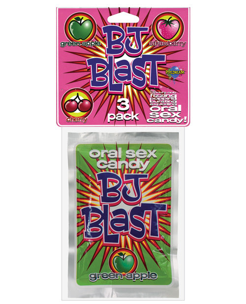 Sucreries pour sexe oral BJ Blast – Assortiment de saveurs, paquet de 3