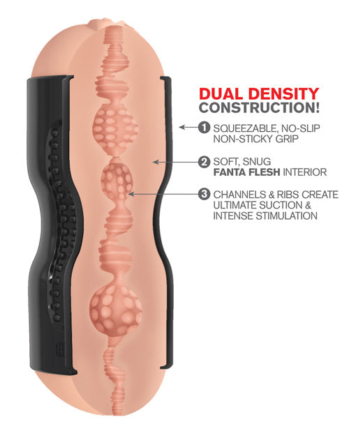 PDX Extreme Tight Grip Squeezable Strokers bi-densité – Vagin & Anus