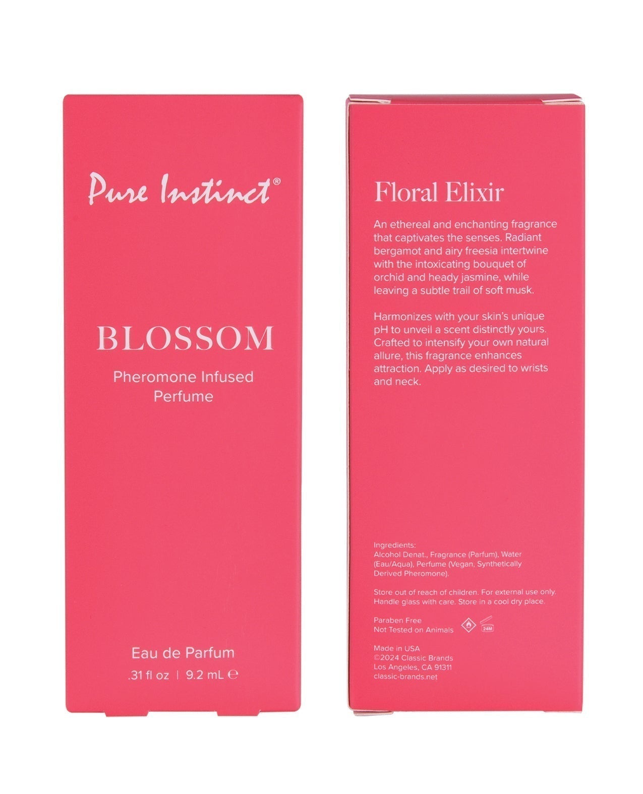 Perfume de Feromonas Pure Instinct Blossom - Spray de 9.2 ml