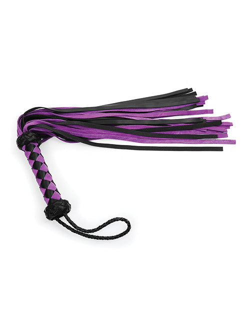 Fusta de cuero Plesur de 22" - Morada