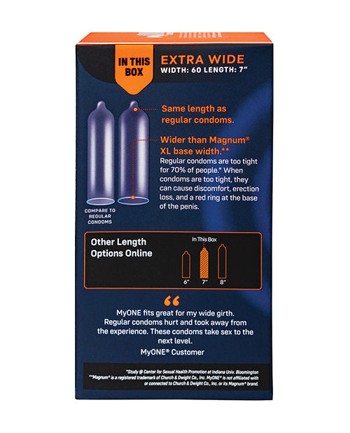 Condones My One Extra Anchos - Paquete de 10