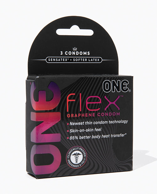 Preservativos One Flex ultradelgados - Paquete de 3